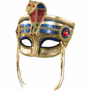 Carnavalskleding  Oogmasker Egyptische Farao helmond
