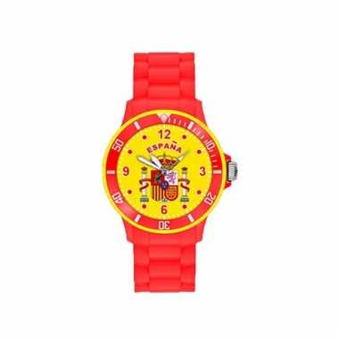 Carnavalskleding  Spanje supporters horloge helmond