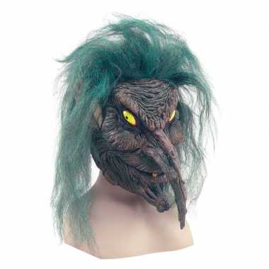 Carnavalskleding verkleed eng geesten masker latex helmond