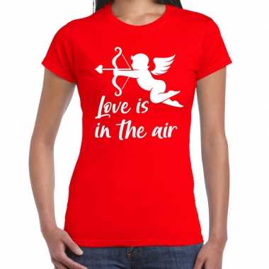 Cupido liefdes shirt / carnavalskleding rood dames helmond