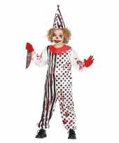 Bloederige clownscarnavalskleding kinderen helmond