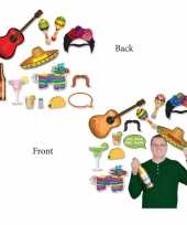 Carnavalskleding dubbelzijde foto booth props mexicaans feest helmond