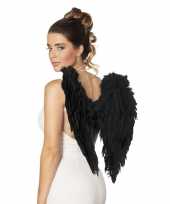 Carnavalskleding engelen vleugels zwart helmond 10122838