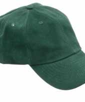 Carnavalskleding gekleurde donkergroene baseballcaps helmond