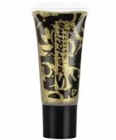 Carnavalskleding glitter make up goud helmond