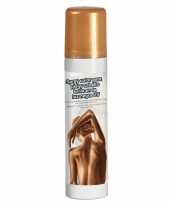 Carnavalskleding gouden hair body paint glow the dark helmond