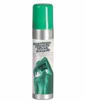 Carnavalskleding groene hair body paint glow the dark helmond