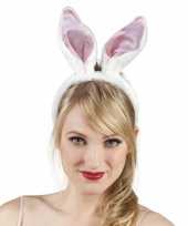 Carnavalskleding haarband konijnen oren helmond