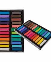 Carnavalskleding hairchalk haarkrijt diverse kleuren helmond