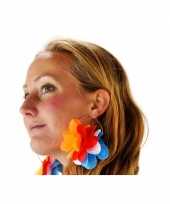 Carnavalskleding oorbellen holland bloemen helmond