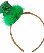 Carnavalskleding st patricks day feest hoedje haarband dames helmond