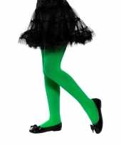 Carnavalskleding verkleed legging groen kinderen jaar helmond