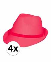 Carnavalskleding x feest toppers hoedjes fuchsia roze helmond 10109517
